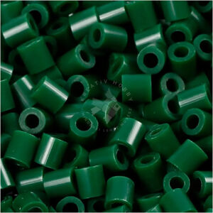 Kép 2/6 - HAMA midi vasalható gyöngy, SÖTÉTZÖLD 1000db