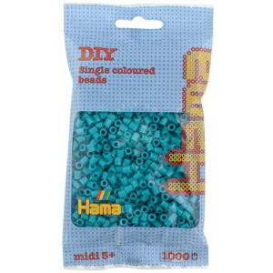 Kép 1/6 - HAMA midi vasalható gyöngy, PETROLKÉK 1000db