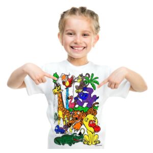 Kép 3/5 - szafari újraszínezhető póló