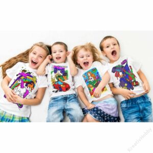 Kép 5/5 - szafari újraszínezhető póló