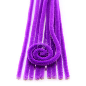 Kép 2/2 - színes zseníliadrót 6mm LILA