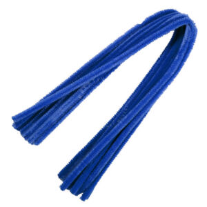 Kép 2/5 - zseníliadrót 8mm 50cm 10db KÉK