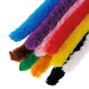 Kép 1/2 - Zsenília 14mm/50cm, 10db VEGYES SZÍNEK