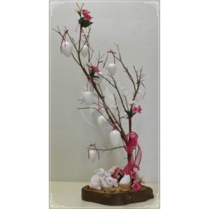 Kép 2/2 - Műanyag tojás 6cm FEHÉR