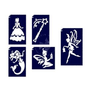 Kép 2/2 - Sablon csomag, tündérek-hercegnő-hableány