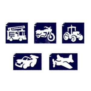 Kép 2/2 - Sablon csomag, járművek