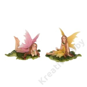 Kép 1/2 - Tündér virágon poly 11x7,5x8,2cm ,rózsaszín