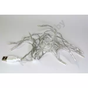 Kép 2/2 - Ledfüzér 20db-os USB,Fehér