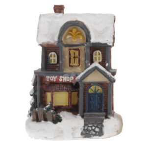 Kép 1/2 - téli házikó LED-világítással, játékbolt