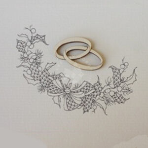 Kép 2/2 - Fafigura, JEGYGYŰRŰ 4db