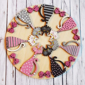 Kép 2/2 - Fadísz, FEKETE MACSKA