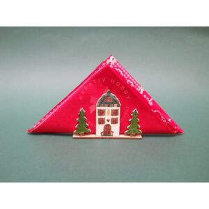 Kép 2/2 - Készítsd Magad- Téli város Szalvétatartó