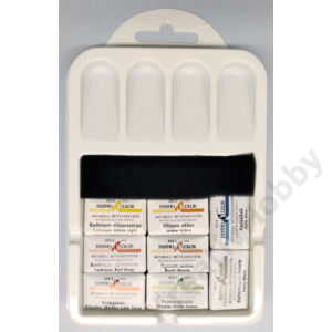 Kép 2/6 - PANNONCOLOR AKVARELL MŰVÉSZ készlet  8x4ml szilke műanyag dobozban