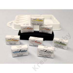 Kép 3/6 - PANNONCOLOR AKVARELL MŰVÉSZ készlet  8x4ml szilke műanyag dobozban