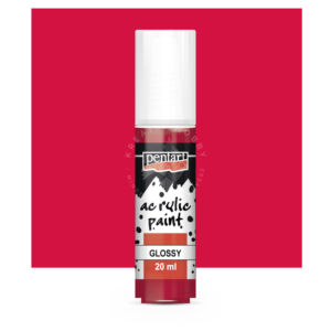 Kép 2/2 - Fényes akrilfesték 20 ml kármin