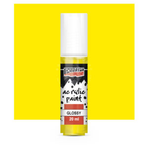 Kép 2/2 - Fényes akrilfesték 20 ml sárga