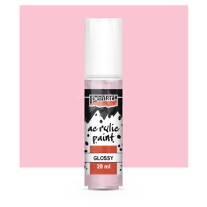 Kép 2/2 - Fényes akrilfesték 20 ml rózsaszín