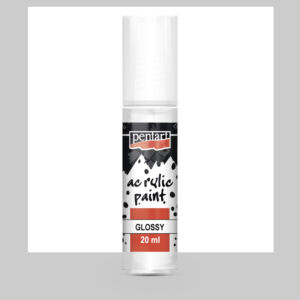 Kép 2/2 - Fényes akrilfesték 20 ml fehér