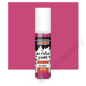 Kép 2/2 - Fényes akrilfesték 20 ml magenta