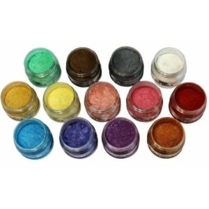 Kép 8/8 - Art Mica por, gyöngyházfehér 9g