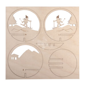 Kép 3/5 - Natúr gömb dísz, SIELÉS