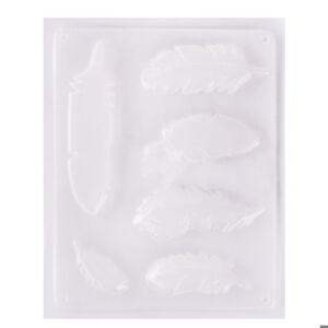 Kép 2/2 - Öntőforma: tollak, 6 minta 6-14,5x2,5-4,3cm
