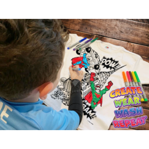 Kép 3/7 - Újraszínezhető póló - Kutyák, 7-8 éves korosztály