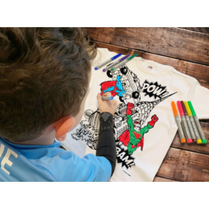 Kép 3/6 - Újraszínezhető póló - Kutyák, 3-4 éves korosztály