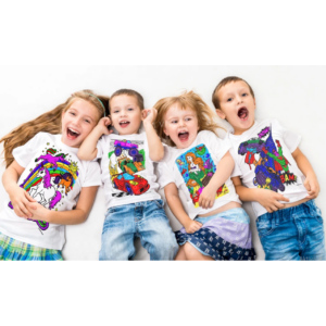 Kép 5/6 - Újraszínezhető póló - Kutyák, 3-4 éves korosztály