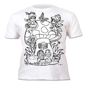 Kép 5/6 - Újraszínezhető póló - Tündérek, 5-6 éves korosztály