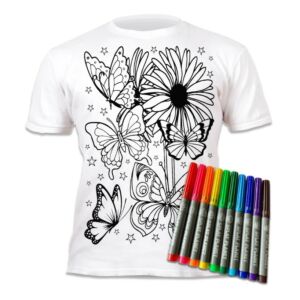 Kép 3/7 - Színezhető pólók -Pillangók, korosztály 7-8