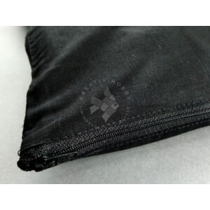 Kép 2/2 - Díszpárnahuzat 40 x 40 cm, fekete