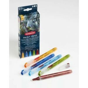 Kép 2/2 - Derwent Paint Pen készlet 5db-os #2/2305519