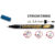 Lakkfilc C Kreul extrafine 0,8mm, fekete 47411