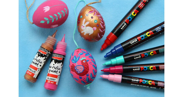 Tojásfestés POSCA filctollakkal