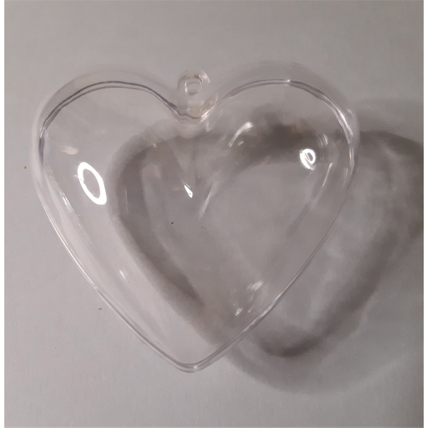 Műanyag szív 6cm