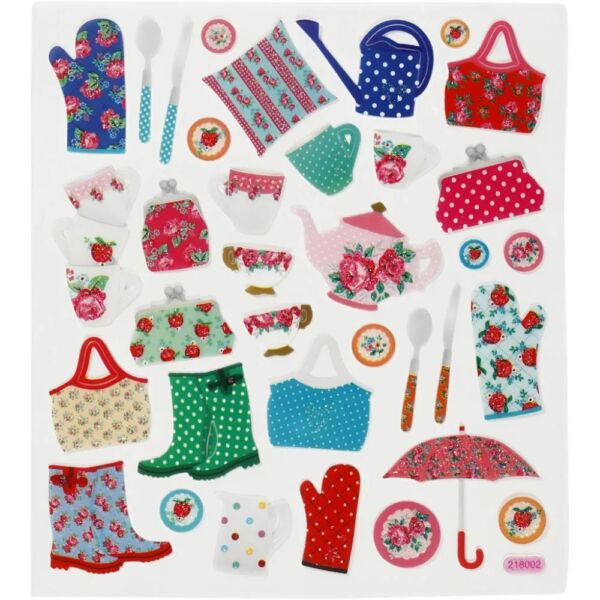 Matrica csomag, 1 lap, kerti élet