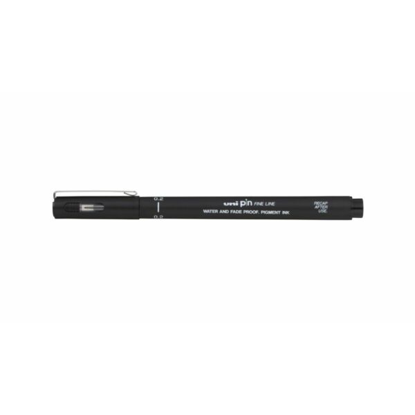 UNI PIN rajzmarker fekete 0,2 mm
