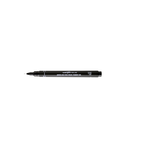 UNI PIN rajzmarker fekete 0,1 mm