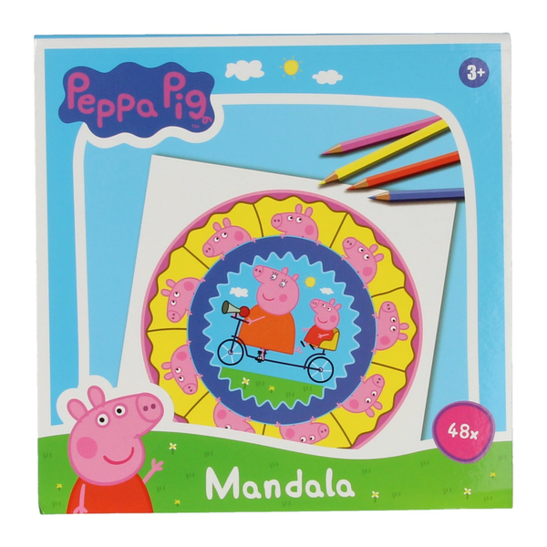 Peppa Pig- Mandala kifestőkönyv