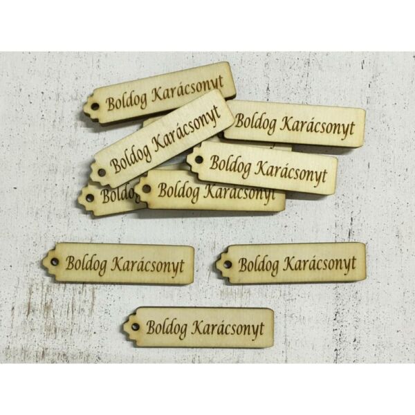 Boldog karácsonyt tábla