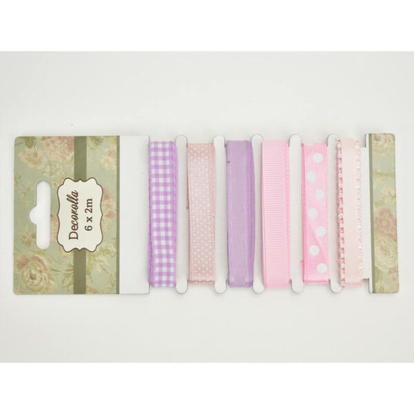 rózsaszín dekorszalag