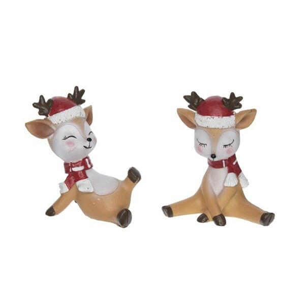 Szende szarvas sapkában 10 cm