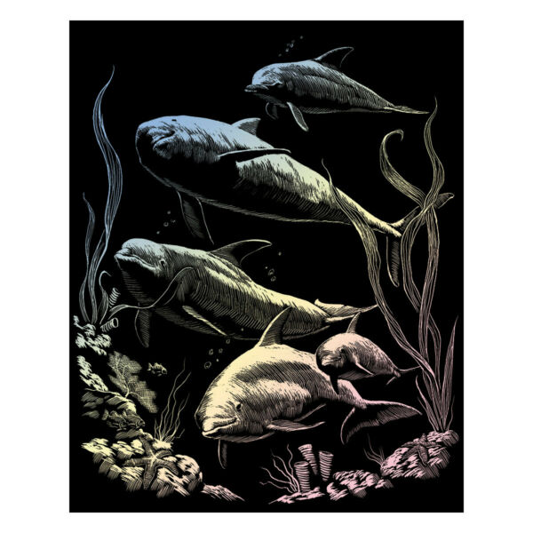 Karckép holografikus - Delfin család