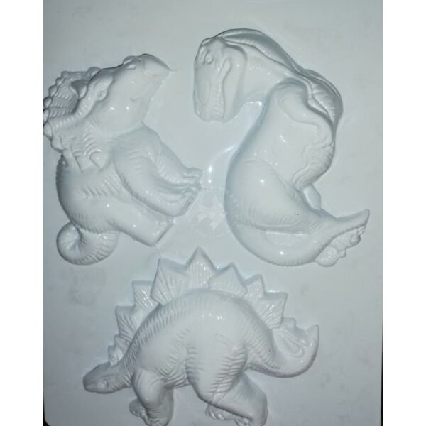gipszkiöntő forma dínók