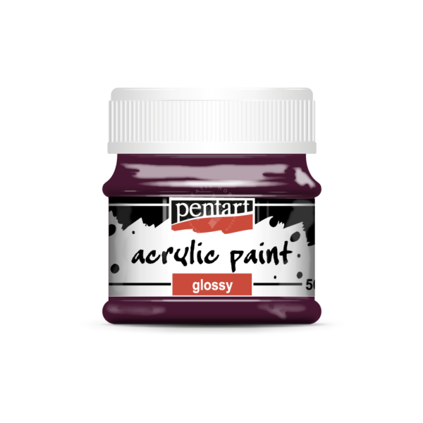 Fényes akrilfesték padlizsán
