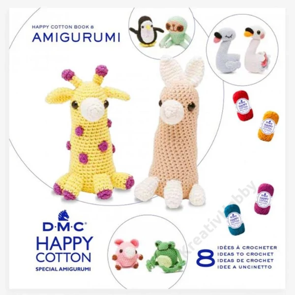 DMC Amigurumi könyv 8 - Cuki állatkák