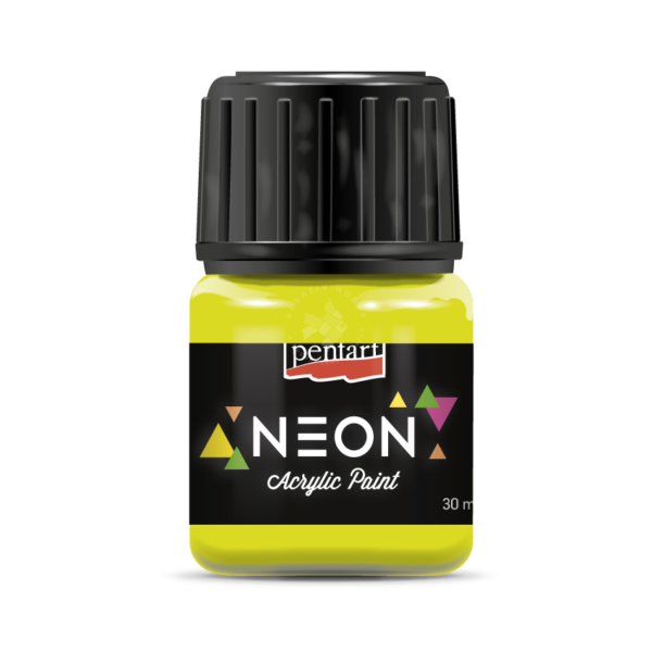 neon akrilfesték sárga