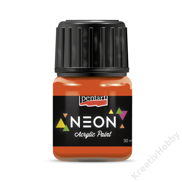 neon akrilfesték narancs