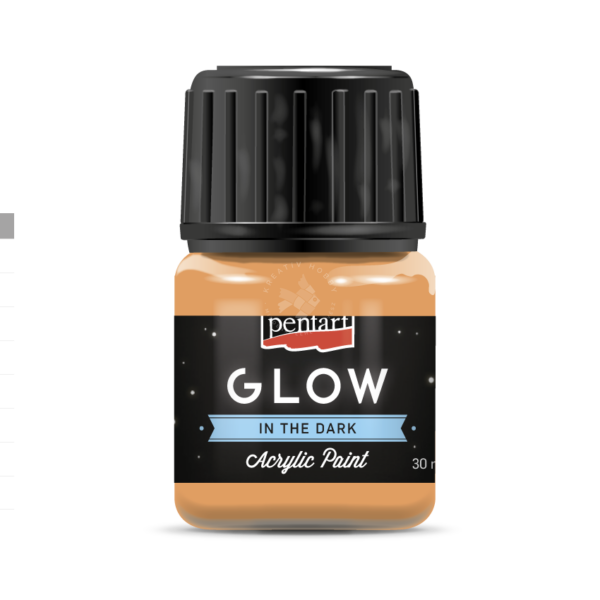 SÖTÉTBEN VILÁGÍTÓ AKRILFESTÉK - NARANCS